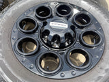 20" Ford F-250 F-350 OEM black TREMOR wheels rims 10299 10484 tires Texas Truck Tire