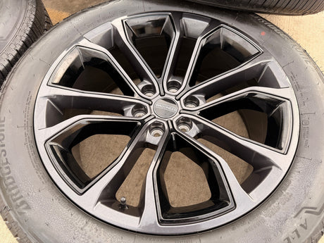 22" Jeep Grand Wagoneer OEM 9279 Obsidian rims wheels RAM 1500 2023 2024 2025 Texas Truck Tire