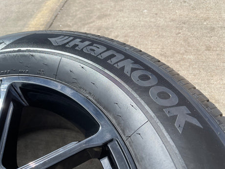 18" Ford Taurus Explorer OEM 10698 rims wheels black 2023 2024 2025 2026 HANKOOK Texas Truck Tire