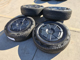 20" Tesla Cyber Truck OEM black wheels rims tires 2024 2025 Cybertruck NEW Texas Truck Tire