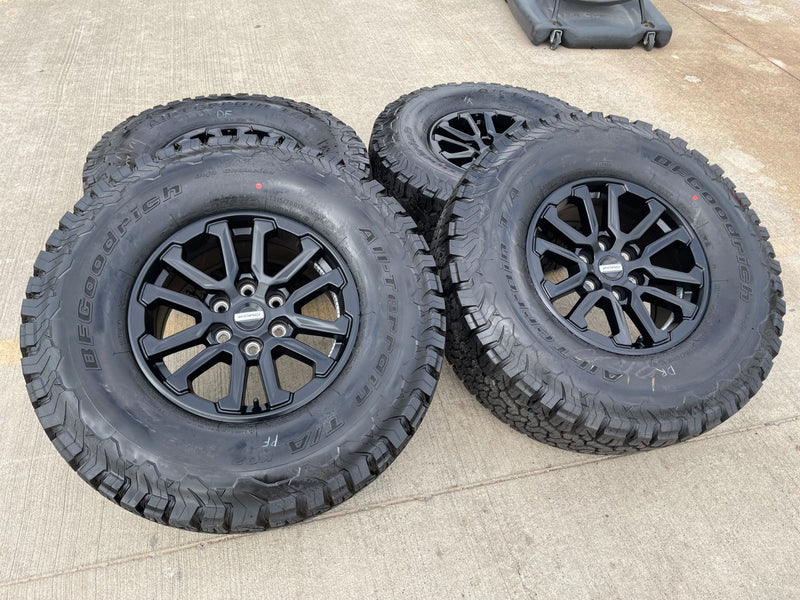 17" Ford F-150 Raptor OEM 10611 rims wheels Bronco 2024 2025 2026 BFG 35" NEW Texas Truck Tire