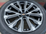 22" Chevy Tahoe Silverado Suburban OEM wheels rims 2022 2023 2024 2025 2026 NEW Texas Truck Tire