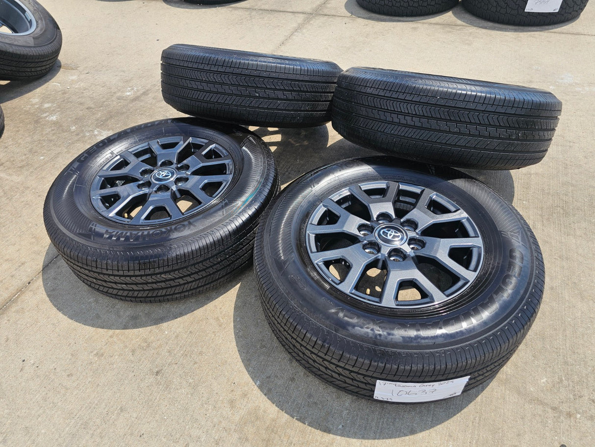 17" Toyota 4Runner Tacoma TRD OEM 94254 10637 wheels rims 2024 2025 2026 NEW Texas Truck Tire