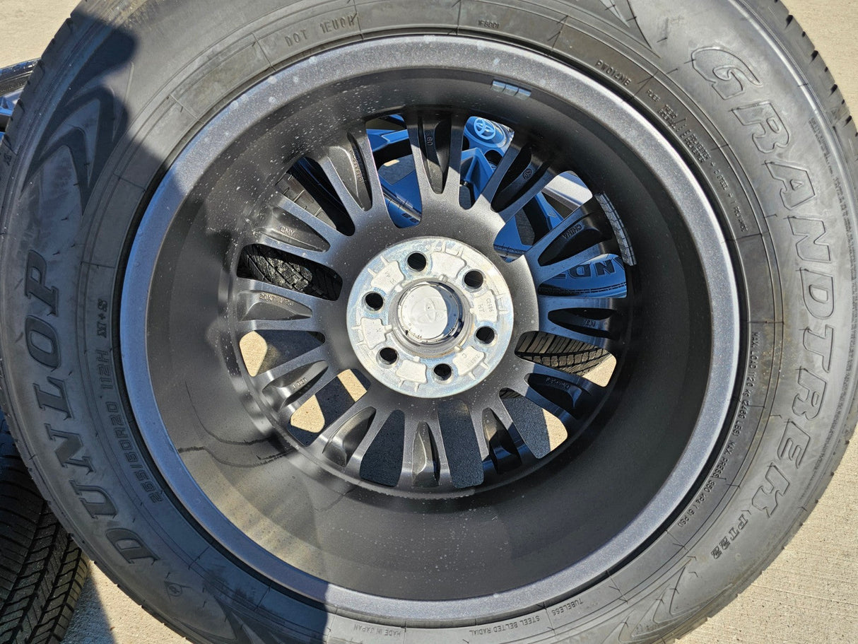 20" Toyota Land Cruiser OEM wheels rims 94057 Tundra Sequoia 2024 2025 2026 NEW Texas Truck Tire