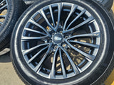 22" Cadillac Escalade V Platinum OEM 4883 95479 wheels rims MICHELIN NEW Texas Truck Tire