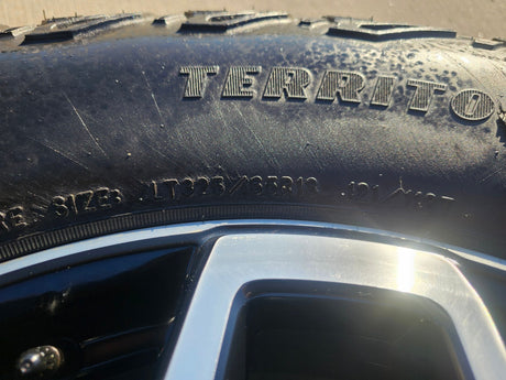 18" Ford Bronco wheels rims tires black 95213 Ranger GOODYEAR 35" Texas Truck Tire