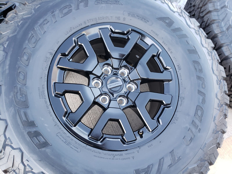 17" Ford F-150 Raptor Bronco OEM rims wheels BFG 10461 tires 2025 2026 BFG NEW Texas Truck Tire