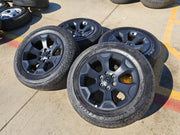 20" Dodge Ram 1500 OEM Laramie Black 2680 wheels rims 2022 2023 2024 2025 2026 Texas Truck Tire