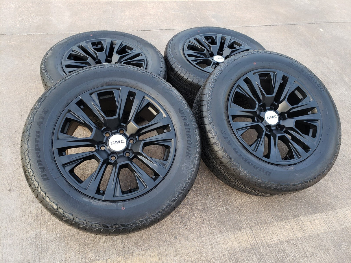 20" Chevy Silverado ZR2 GMC Sierra OEM 5917 wheels rims 2022 2023 2024 2025 NEW Texas Truck Tire