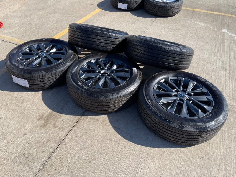 (5) 20" Toyota Land Cruiser OEM wheels rims 94057 Tundra Sequoia 2024 2025 2026 Texas Truck Tire