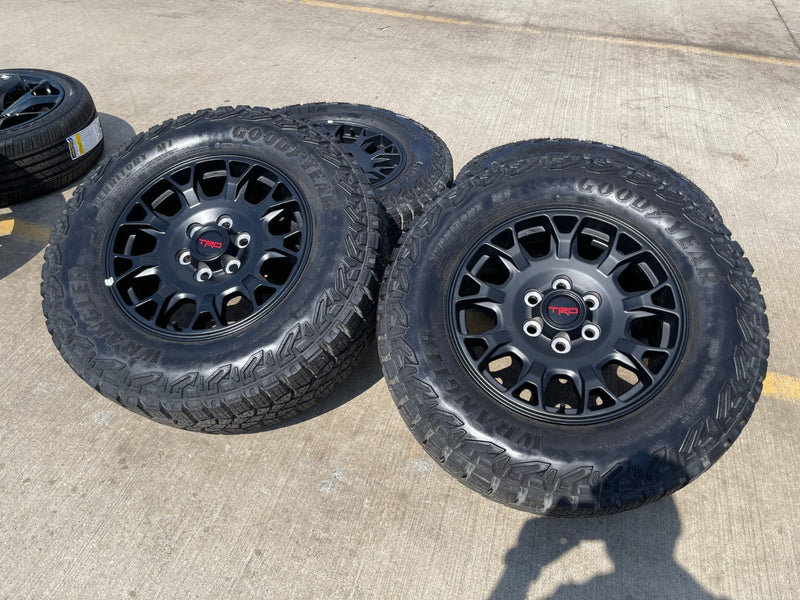 18" Toyota Tacoma 4Runner TRD Pro OEM 95973 wheels rims 2024 2025 2026 GOODYEAR Texas Truck Tire