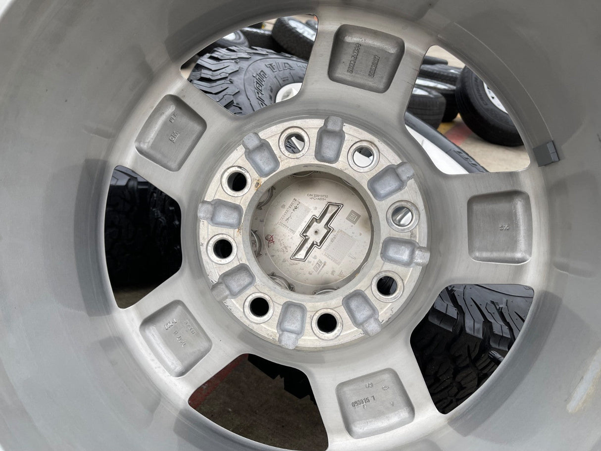 20" Chevy Silverado ZR2 GMC Sierra AT4X 2500 OEM 5771 5801 5826 wheels rims BFG Texas Truck Tire