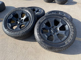 20" Dodge Ram 1500 OEM Laramie Black 2680 wheels rims 2022 2023 2024 2025 2026 Texas Truck Tire