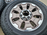20" Ford F-250 F-350 OEM 10487 KING RANCH tan wheels rims 2024 2025 2026 NEW Texas Truck Tire