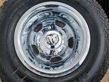 17" Dodge Ram 3500 Dually 8x200 wheels rims 2703 2704 OEM 2025 2026 NEW A/T Texas Truck Tire