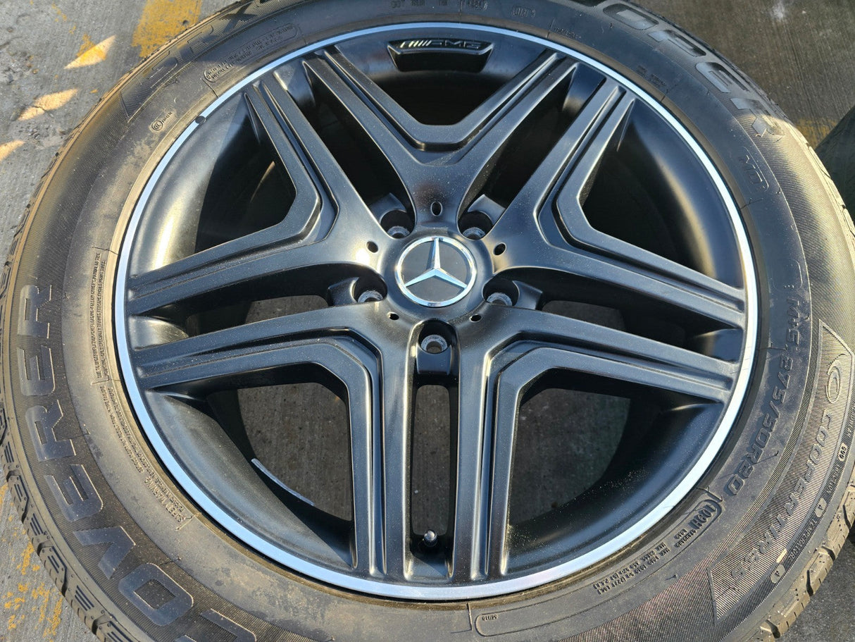 20" Mercedes G Wagon G63 AMG OEM 85326 black wheels rims tires NICE Texas Truck Tire