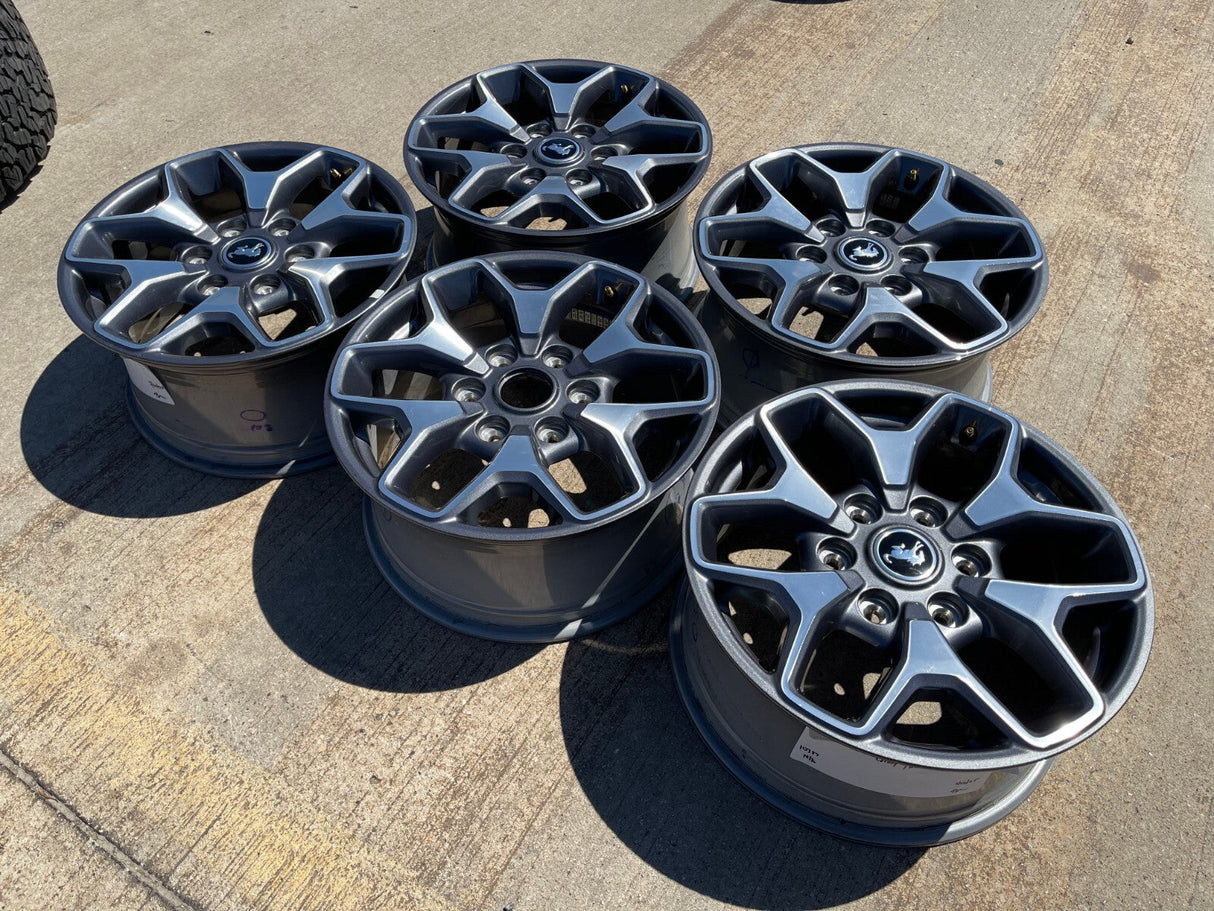 (4) 17" Ford Bronco wheels rims Ranger 95229 10387 2022 2023 2024 2025 NEW Texas Truck Tire