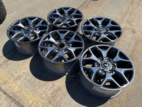 (4) 17" Ford Bronco wheels rims Ranger 95229 10387 2022 2023 2024 2025 NEW Texas Truck Tire