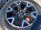 20" Jeep Grand Wagoneer Dodge Ram 1500 OEM black 9296 wheels rims 2025 2026 NEW Texas Truck Tire