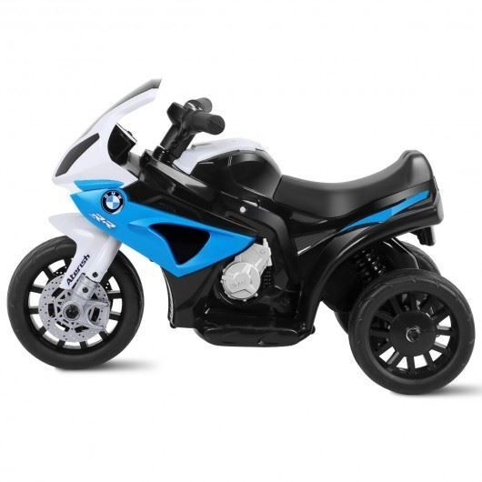 BMW Licensed Electric Motorcycle for Kids - Durable 6V Blue 3 Wheeler Ride-On