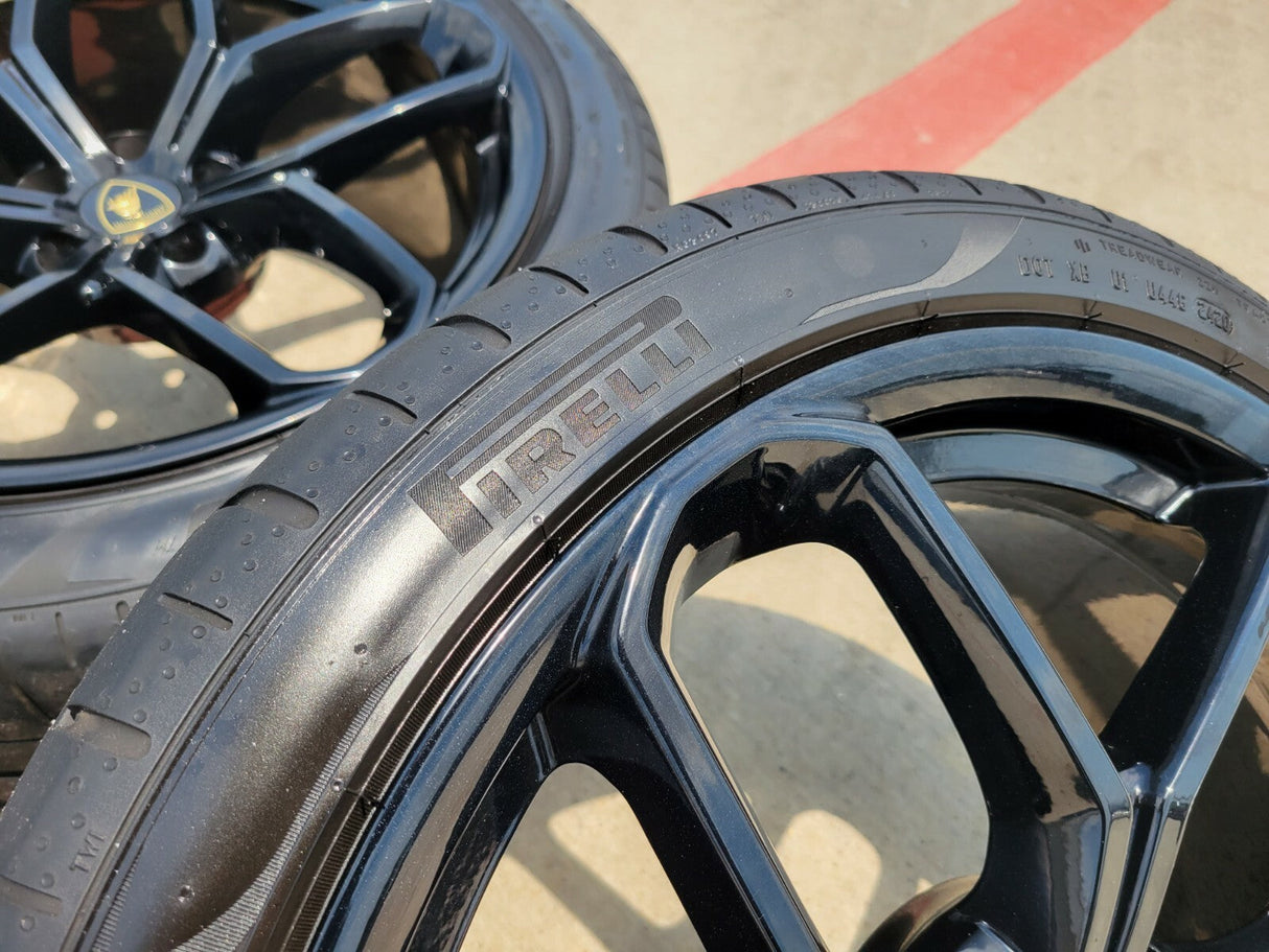 19" Lamborghini Huracan LP580 OEM wheels rims tires OE Kari Texas Truck Tire