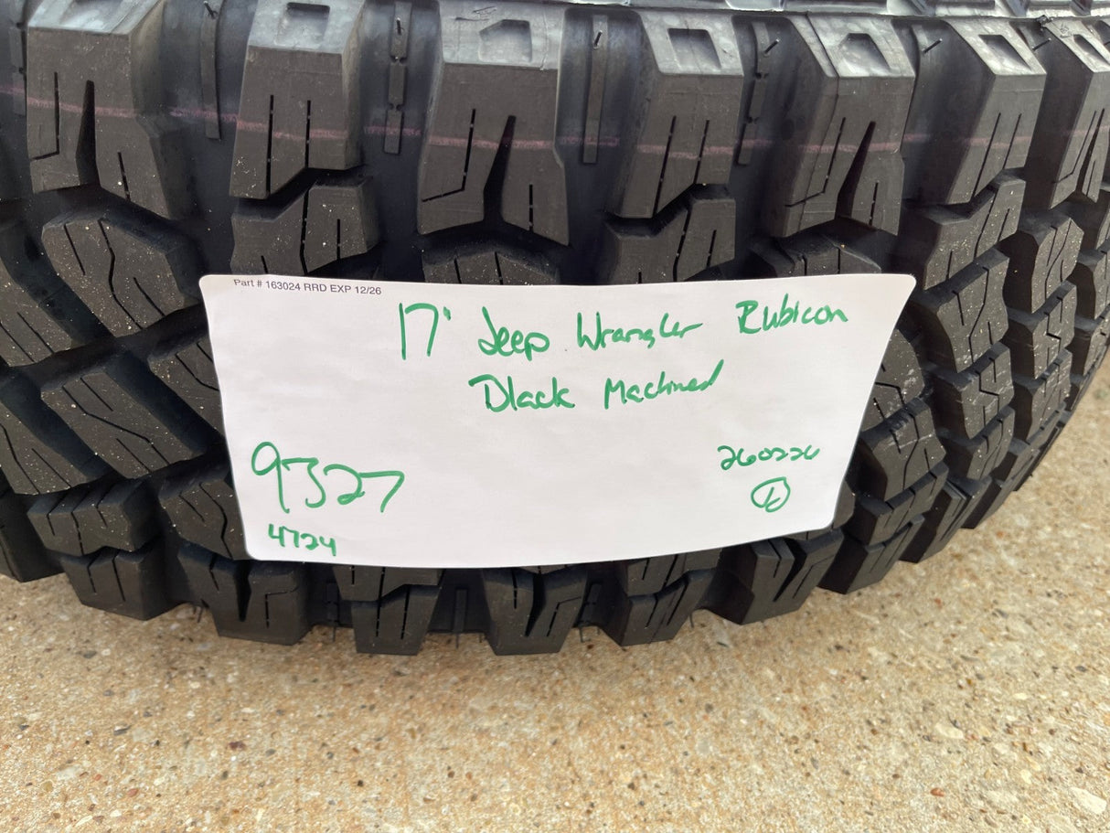 17" Jeep Wrangler Rubicon OEM 95730 9327 wheels rims Gladiator GOODYEAR 33" NEW Texas Truck Tire