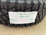 17" Jeep Wrangler Rubicon OEM 95730 9327 wheels rims Gladiator GOODYEAR 33" NEW Texas Truck Tire