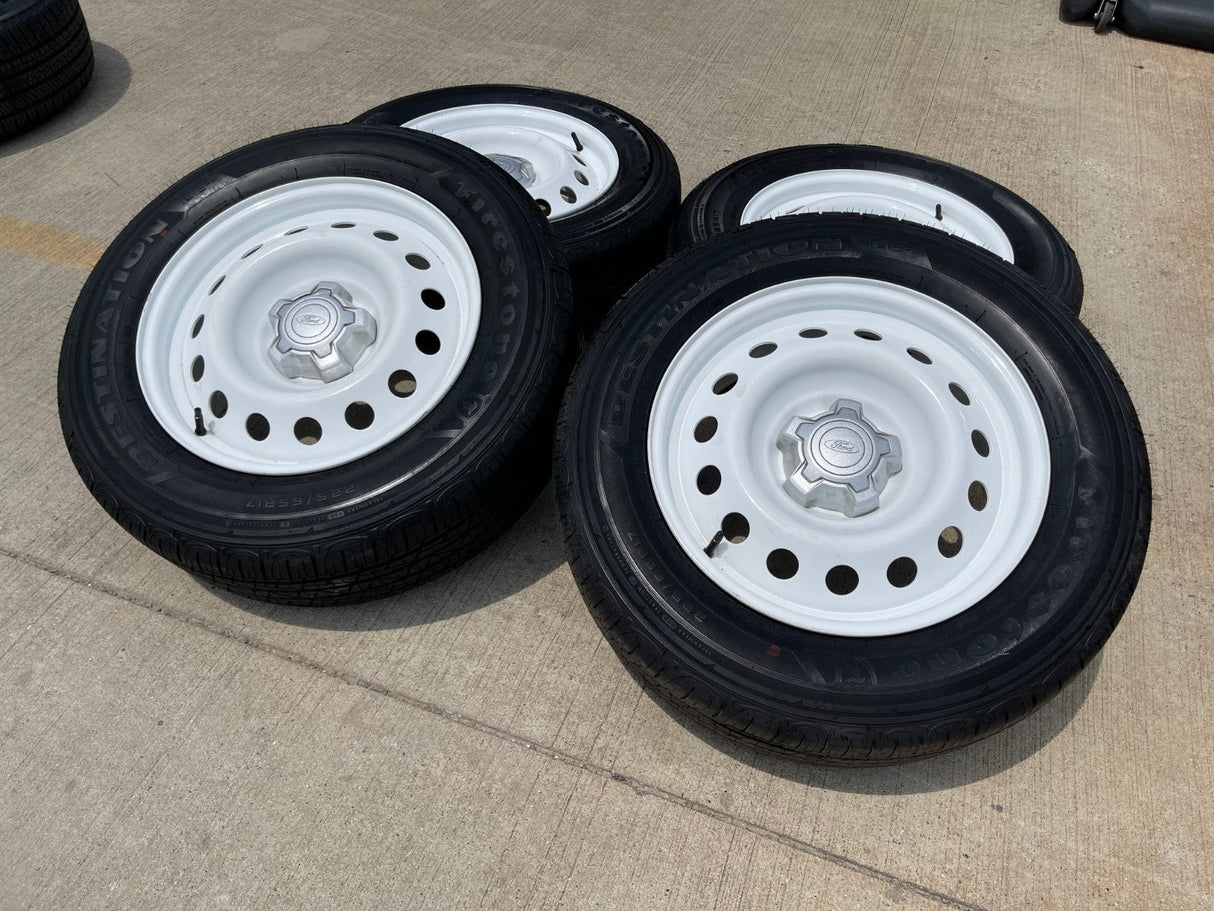 17" Ford Maverick Bronco Sport WHITE rims wheels 10415 OEM NEW Texas Truck Tire