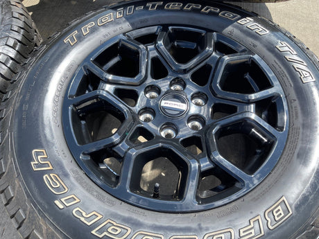 18" Ford F-150 OEM rims wheels 95049 10340 Expedition BFG Texas Truck Tire