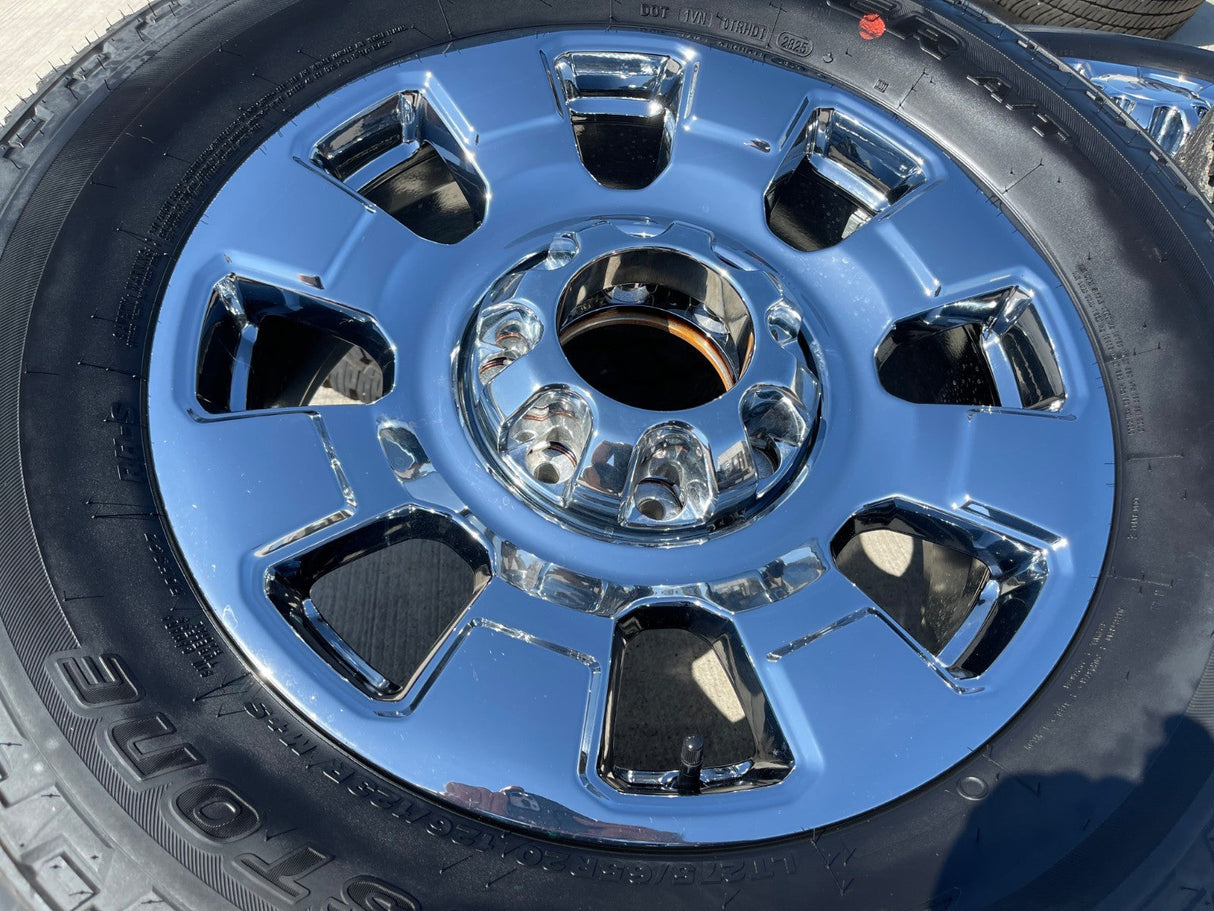 20" Ford F-250 F-350 OEM King Ranch 10295 25085 10552 wheels rims CHROME Texas Truck Tire