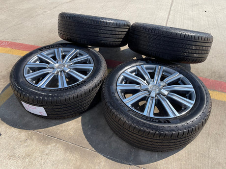 21" Lexus LX570 Toyota Land Cruiser OEM 74341 wheels rims 5x150 MICHELIN NEW Texas Truck Tire