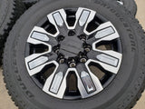 20" GMC Sierra DENALI ULTIMATE 2500 3500 OEM wheels rims 5958 14138 A/T tires Texas Truck Tire