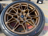 19" Ford Mustang GT Track Pack OEM 10600 10603 Bronze wheels rims 2026 2027 NEW Texas Truck Tire