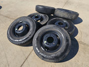 17" Dodge Ram 3500 Dually Laramie 8x200 wheels rims OEM 2703 2704 NEXEN Texas Truck Tire