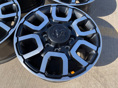 18" RAM 2500 3500 LARAMIE OEM 2694 wheels rims 2023 2024 2025 2026 NEW Texas Truck Tire