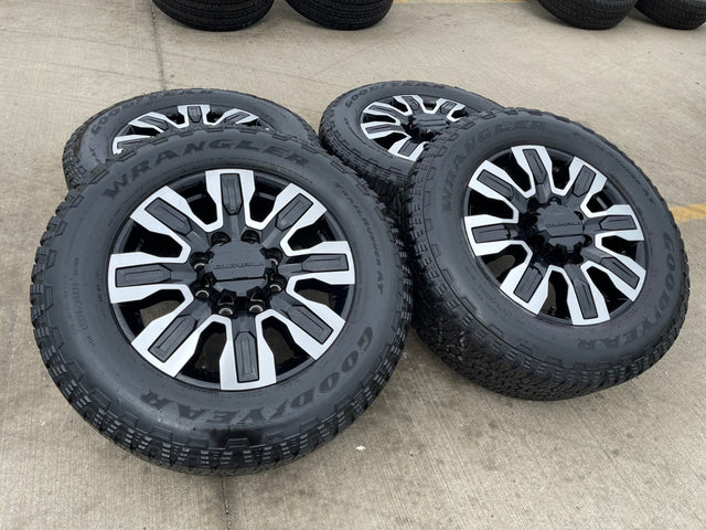 20" GMC Sierra DENALI ULTIMATE 2500 3500 OEM wheels rims 5958 14138 tires Texas Truck Tire