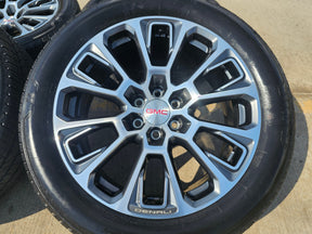 22" GMC Yukon Sierra DENALI OEM wheels rims Tahoe 2024 2025 2026 NEW Texas Truck Tire