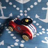 Wooden Classic Sport Ride-On Self-Push Car
