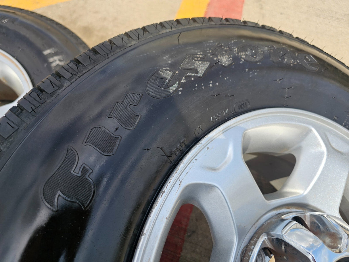 17" Ford F-250 F-350 OEM rims wheels 3950 tires FIRESTONE DISCOUNTED Texas Truck Tire