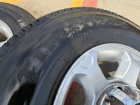 17" Ford F-250 F-350 OEM rims wheels 3950 tires FIRESTONE DISCOUNTED Texas Truck Tire