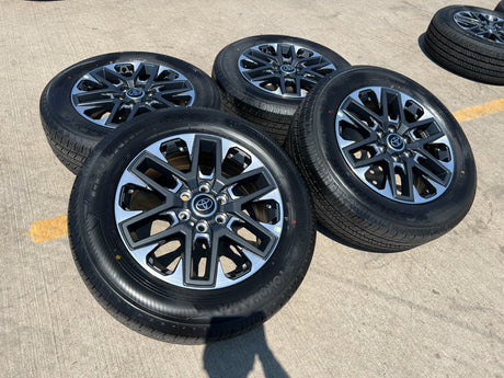 20" Toyota Tundra Platinum OEM wheels rims 95295 75276 Sequoia 2024 2025 NEW Texas Truck Tire