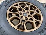 18" Ford F-150 OEM rims wheels 95049 10340 BRONZE Expedition KENDA R/T 33" NEW Texas Truck Tire