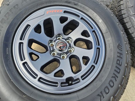 17" Nissan Frontier X-PRO OEM Desert Runner wheels rims tires 2024 2025 2026 NEW Texas Truck Tire