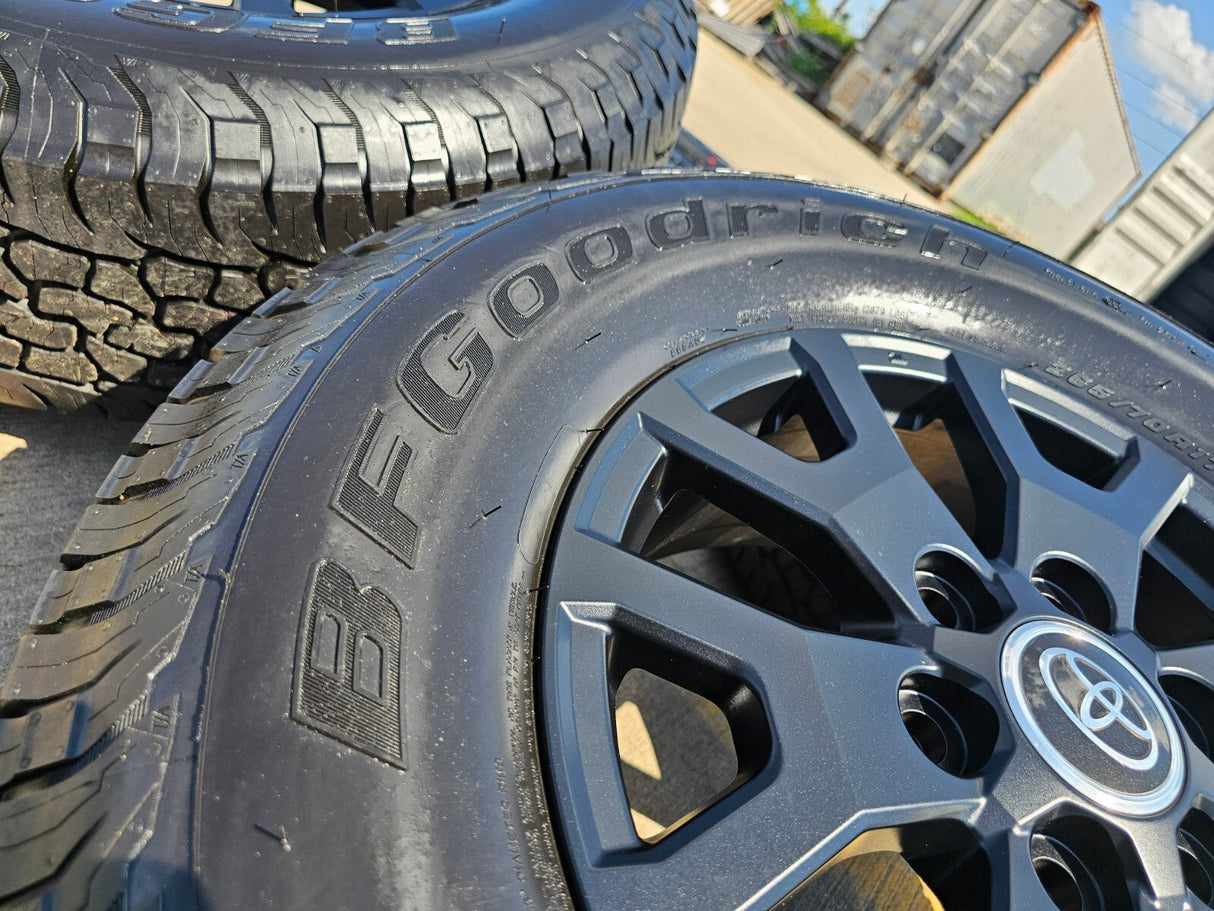 17" Toyota Tacoma 4Runner TRD OEM 10637 94254 wheels rims 2025 2026 NEW BFG Texas Truck Tire