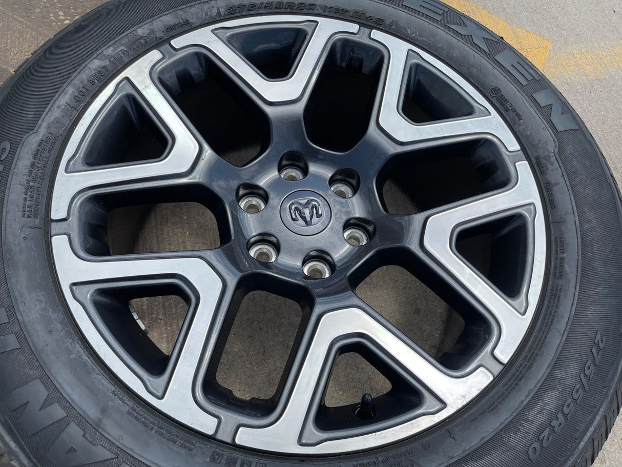 20" Dodge Ram 1500 OEM 94059 Laramie wheel rim 68583860AA Spare 2024 2025 2026 Texas Truck Tire