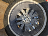 22" GMC Yukon Chevy Tahoe Escalade OEM chrome 95513 wheels rims BRIDGESTONE Texas Truck Tire