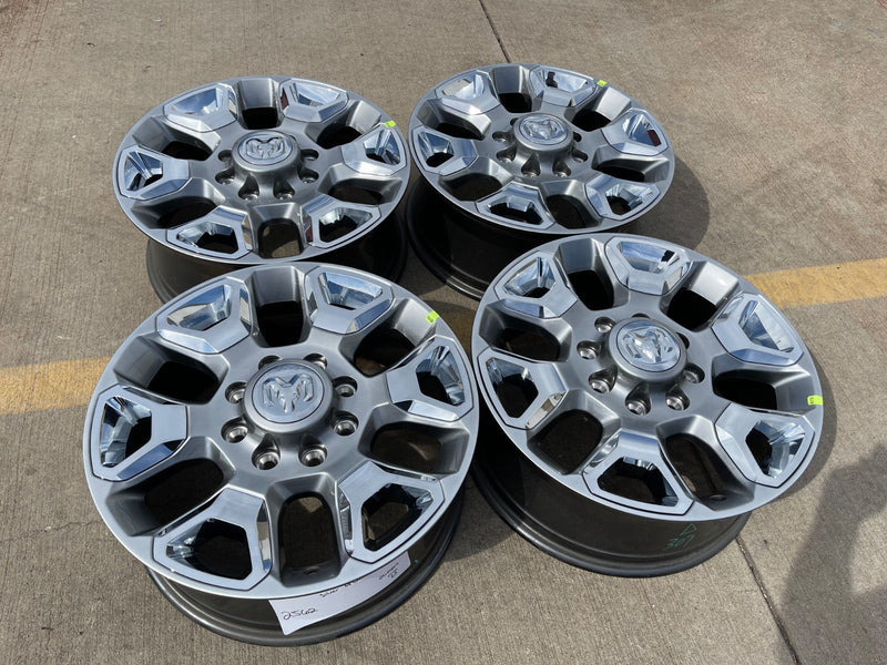 20" Dodge Ram 2500 3500 LARAMIE OEM 2562 CHROME wheels rims NEW Texas Truck Tire