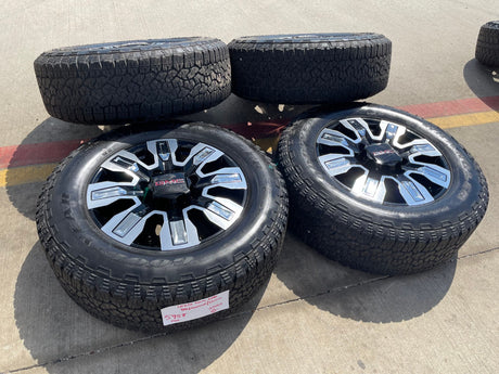 20" GMC Sierra AT4X 2500 3500 OEM wheels rims 5958 14138 Chevy Silverado NEW Texas Truck Tire