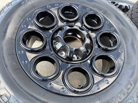 20" Ford F-250 F-350 OEM black Lariat 10299 10484 wheels rims 2024 2025 2026 NEW Texas Truck Tire