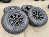 18" Ford F-250 F-350 TREMOR OEM rims wheels 10097 tires GOODYEAR 35" Texas Truck Tire